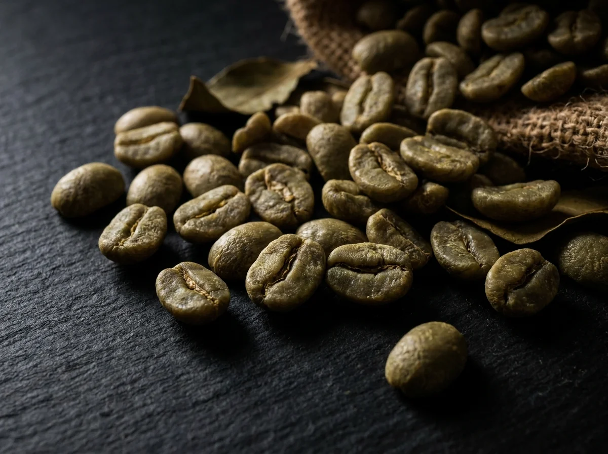 Green coffee beans, the seller-stated source of caffeine in Akemi Coffee Boost